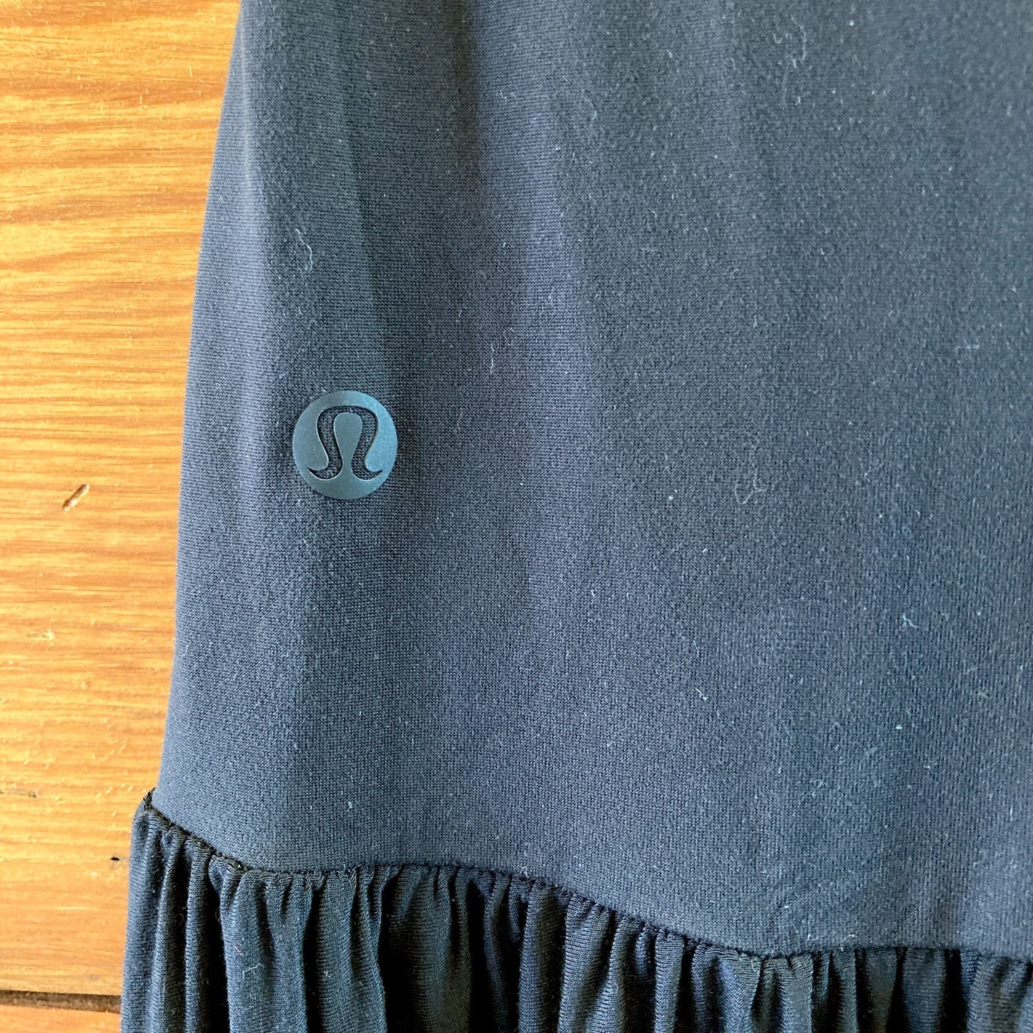 Lululemon Black 2-in-1 Maxi Dress Fold Waist Maxi Skirt - Size M - 1011SC