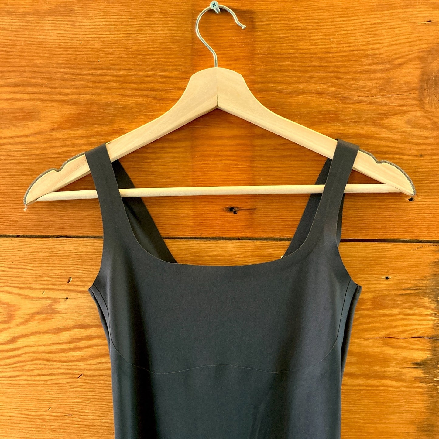 Skims Onyx Black Sleeveless Long Slip Sleeveless Dress - Size S - 0415AB