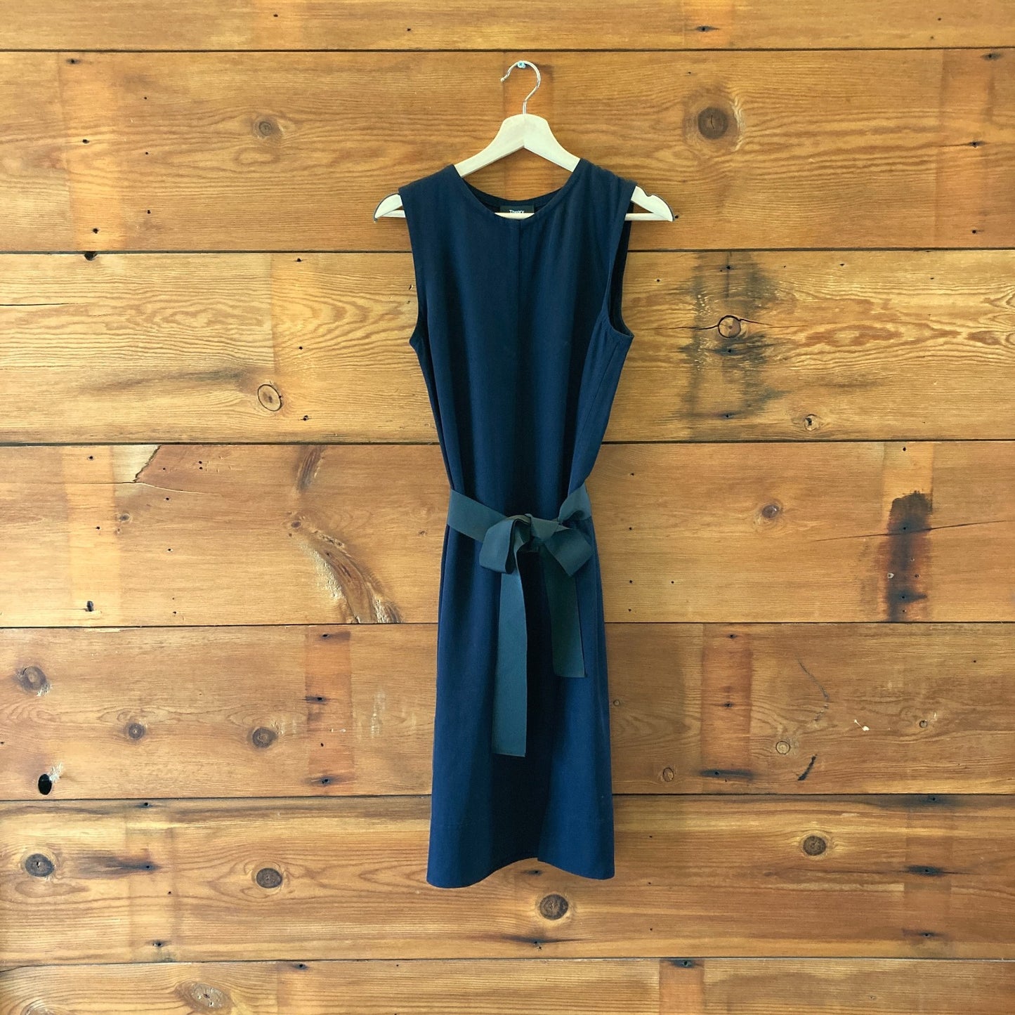 Theory Deep Navy $355 Sleeveless Caitriona Dress Size 6 - NEW - 0508GA