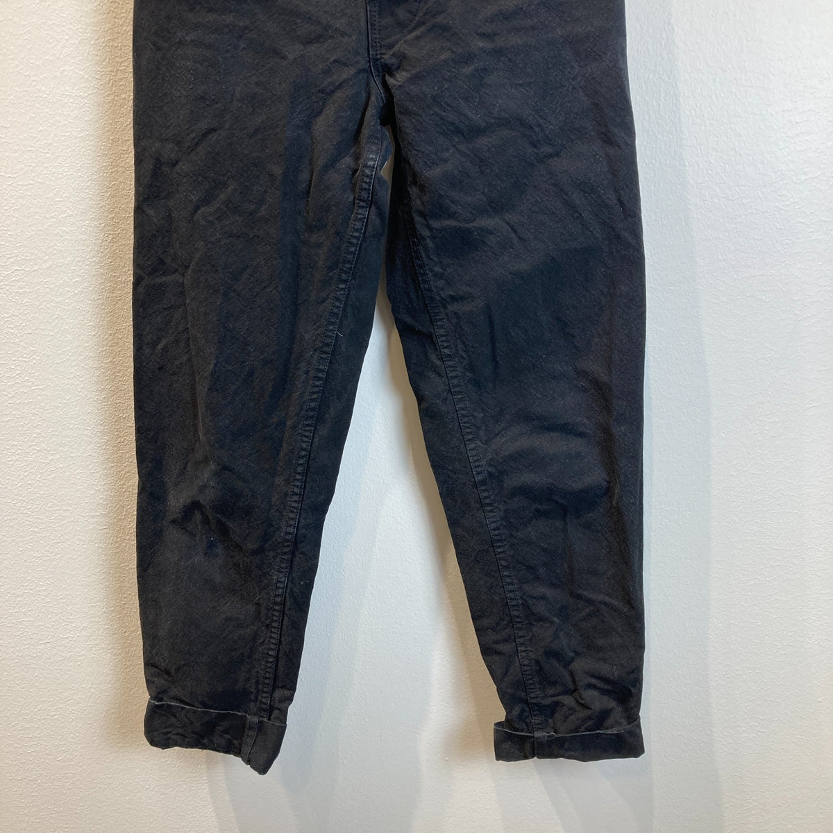 Jesse Kamm Black Canvas High Rise Tapered Leg Ranger Pants - Size 4 - 0606RO