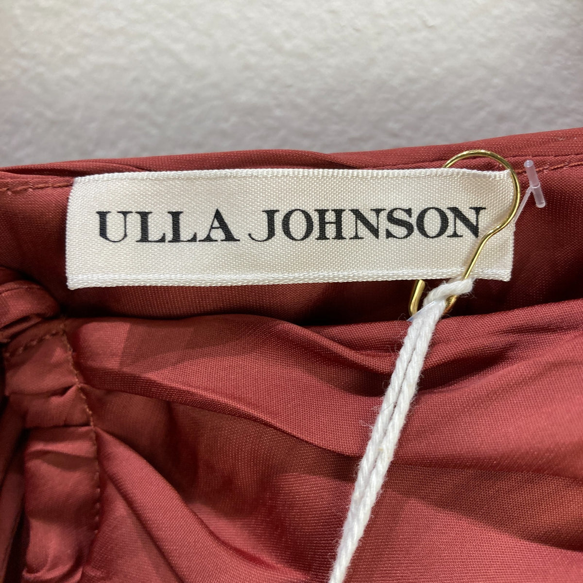 Ulla Johnson $395 Desert Rose Ruched Mirelle Blouse Top - Size 2 - NEW - 0703SC