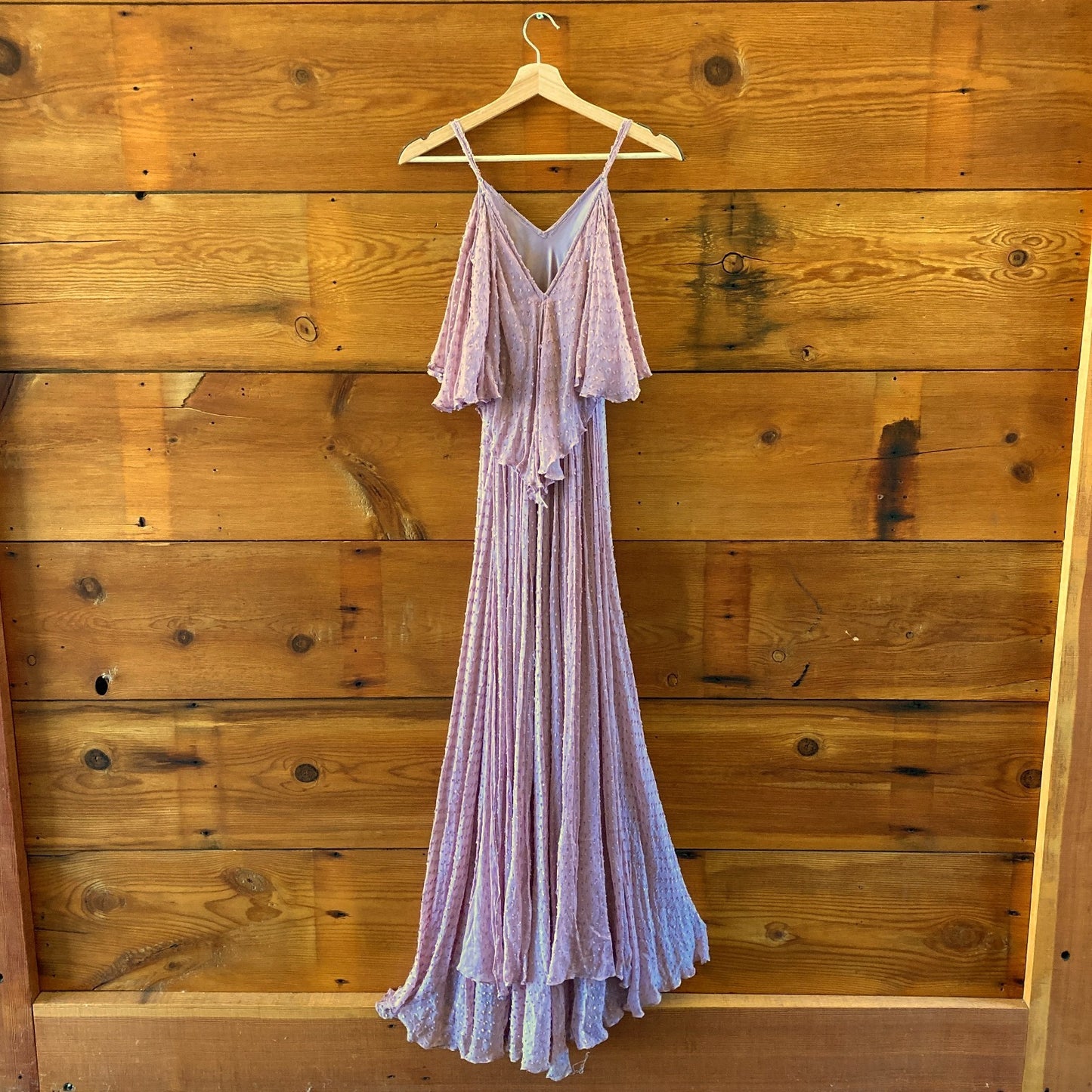 Mes Demoiselles Mauve Sleeveless Layered Maxi Dress - Size 34 / XS - 0715IM