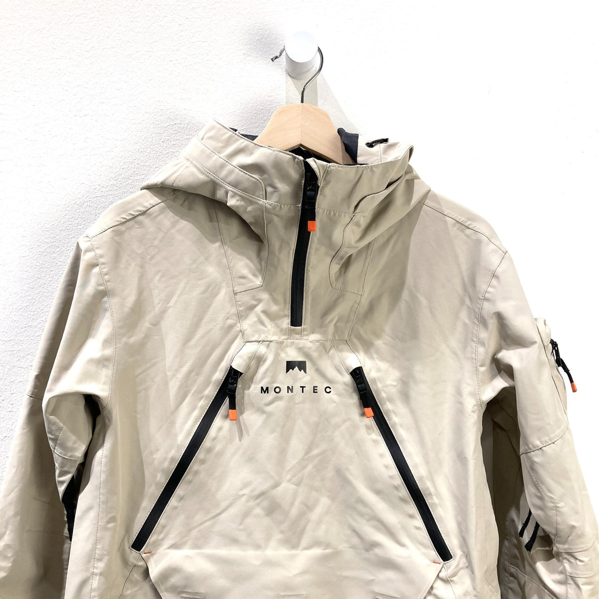 Montec Old White Dune Womens Ski Pullover Anorak Jacket - Size XXS - 0312IG