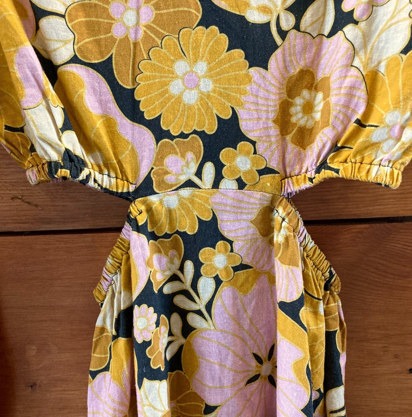 Nine Lives Bazaar $269 Floral Cut Out Wildflower Dress - Size 2 - NEW - 0527LM