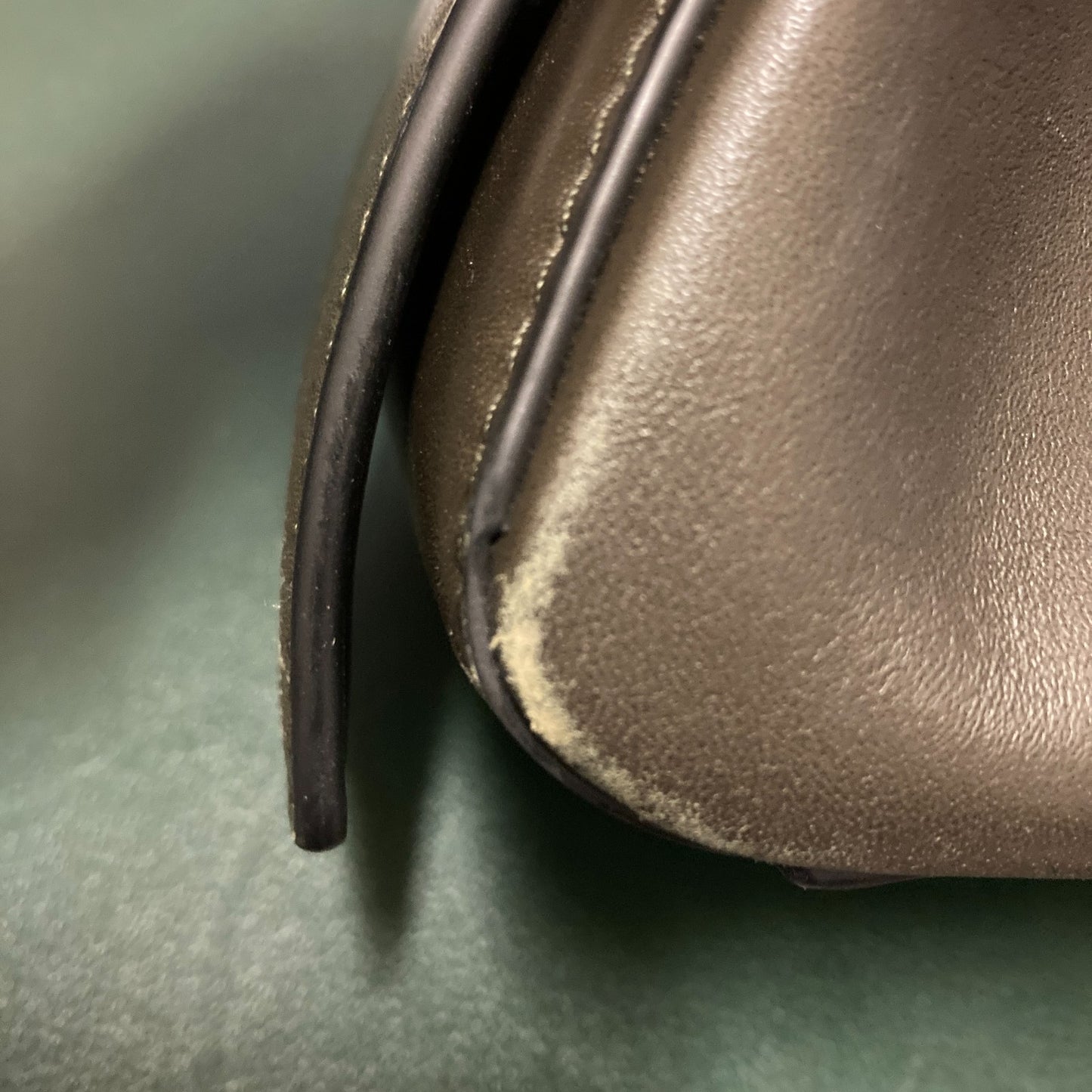 Behno Dark Brown Leather TINA BAGUETTE Shoulder Bag Purse - 0428KS