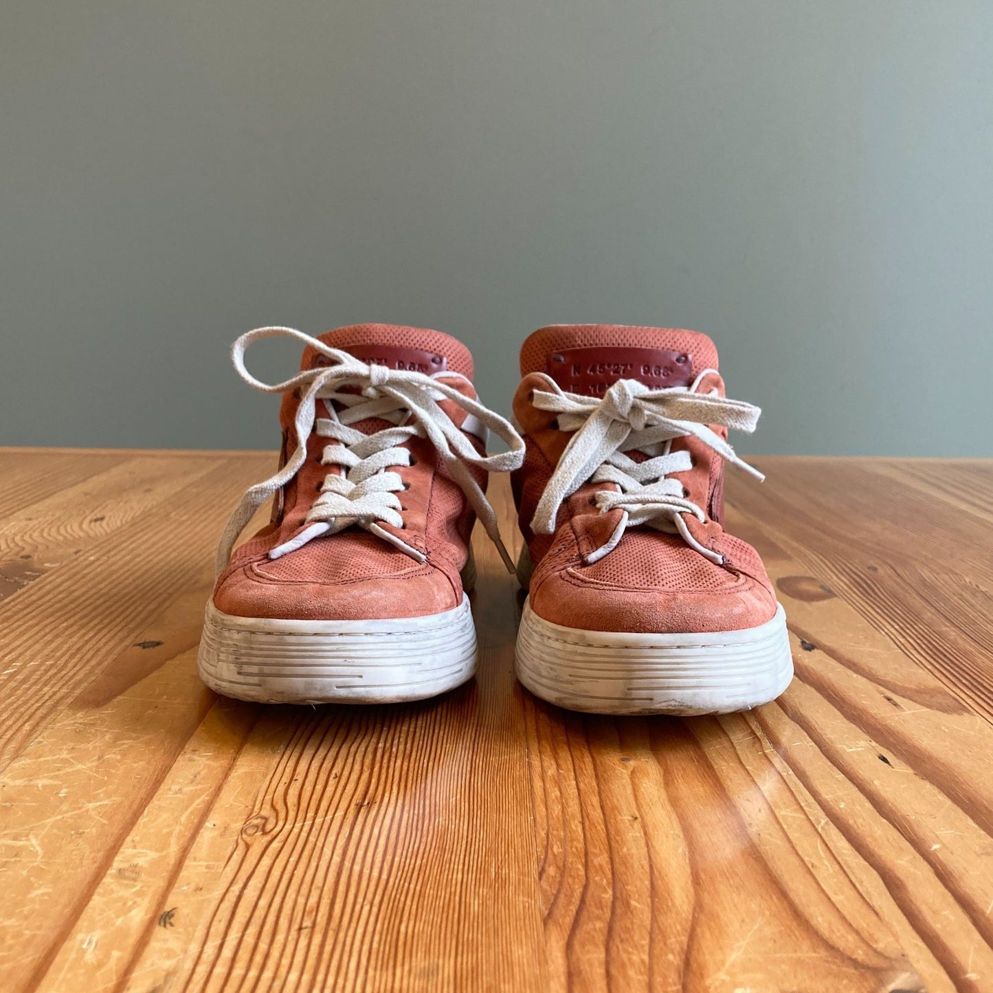 38 / 7.5 - 8 - A.S. 98 Rust Orange Alphie Sneakers Womens Shoes 4427SC