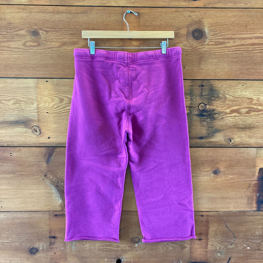 Frank & Eileen Fuchsia Catherine Favorite Triple Fleece Crop Sweatpants - 4427SC