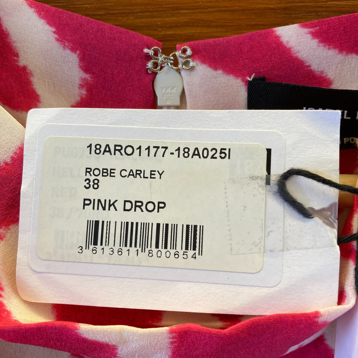 Isabel Marant Pink Drop Print Carley NEW Puff Sleeve Dress - Size 38 / 1029SB