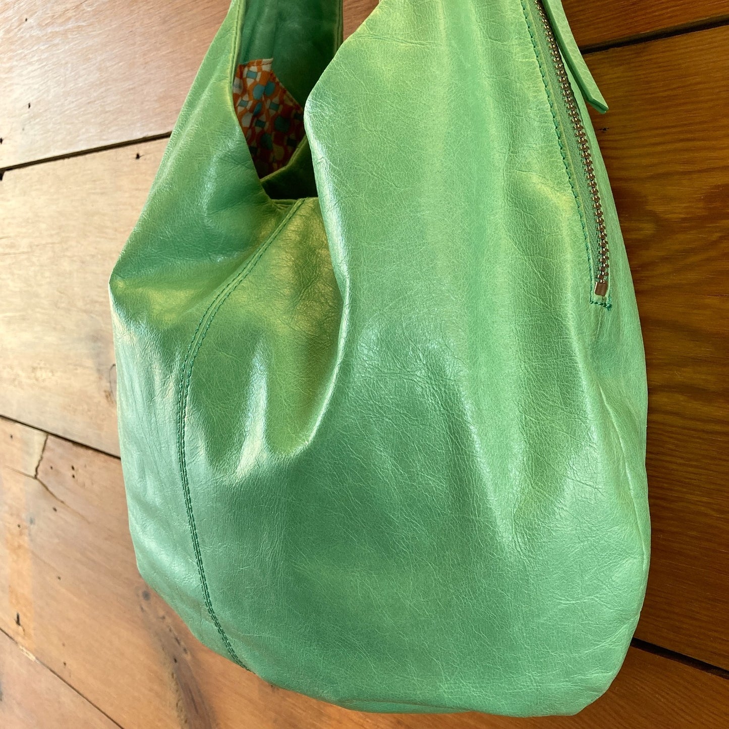 Hobo International Mint Leather $288 Gabor Shoulder Bag - 0706KS