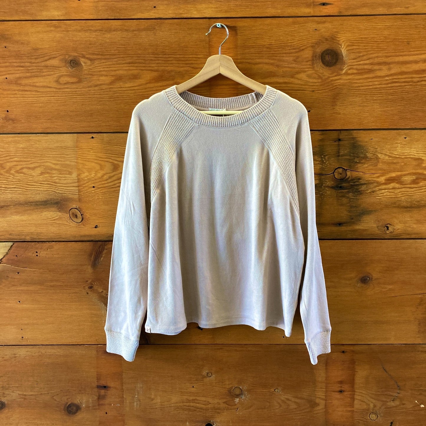 Barefoot Dreams Tan NEW Malibu Collection Brushed Fleece Sweatshirt - 0204MP