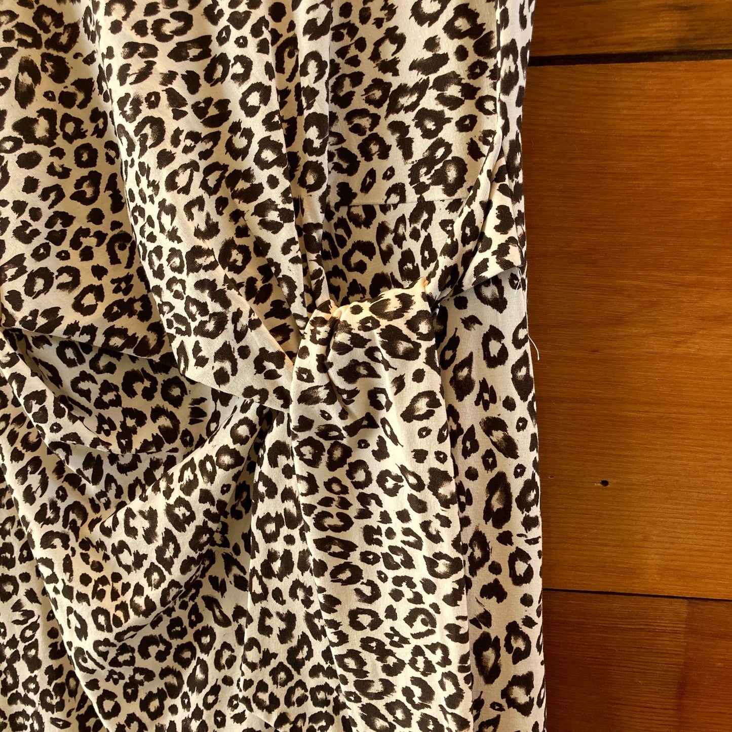 Sezane $160 Leopard Patterned Pippa Midi Dress - Size XL - NEW - 0206BS