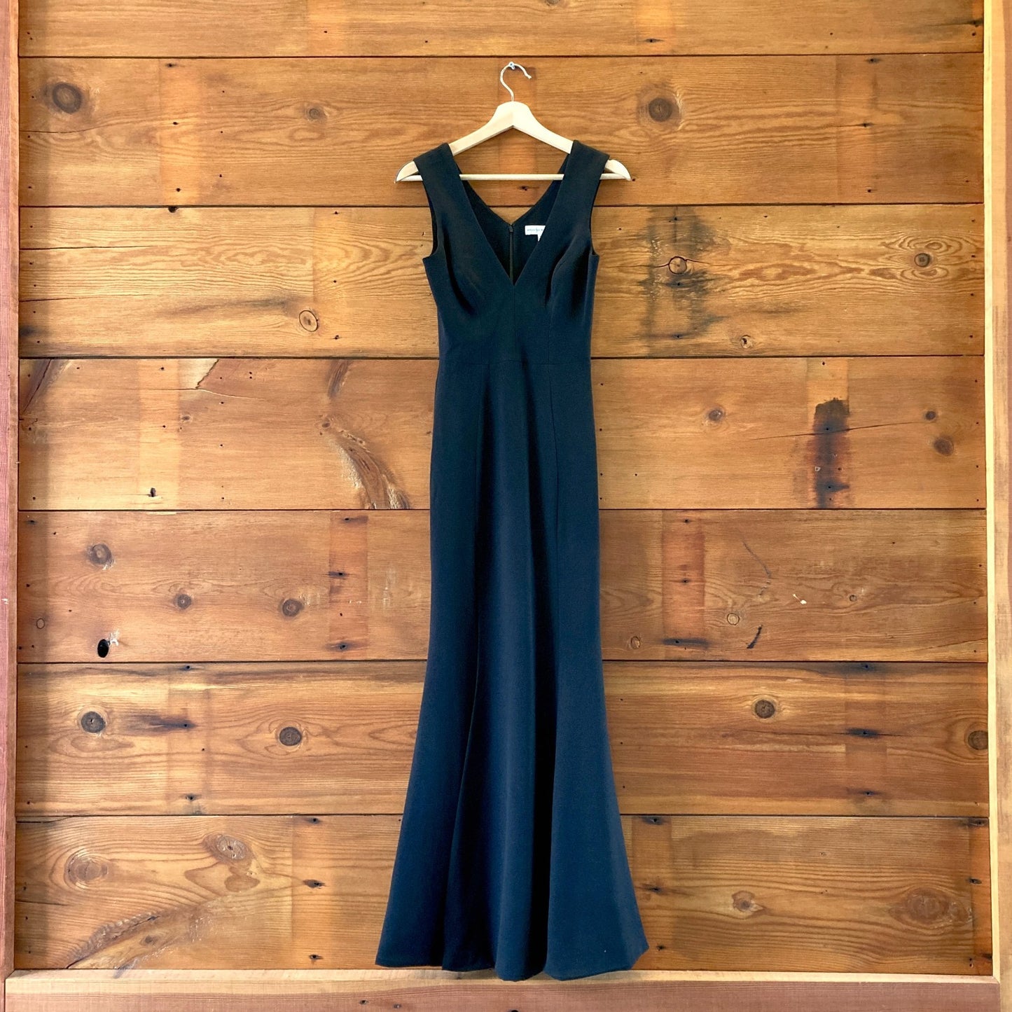 Dress the Population $198 Black Sandra Side Slit Maxi Dress - Size XXS - 0903BN