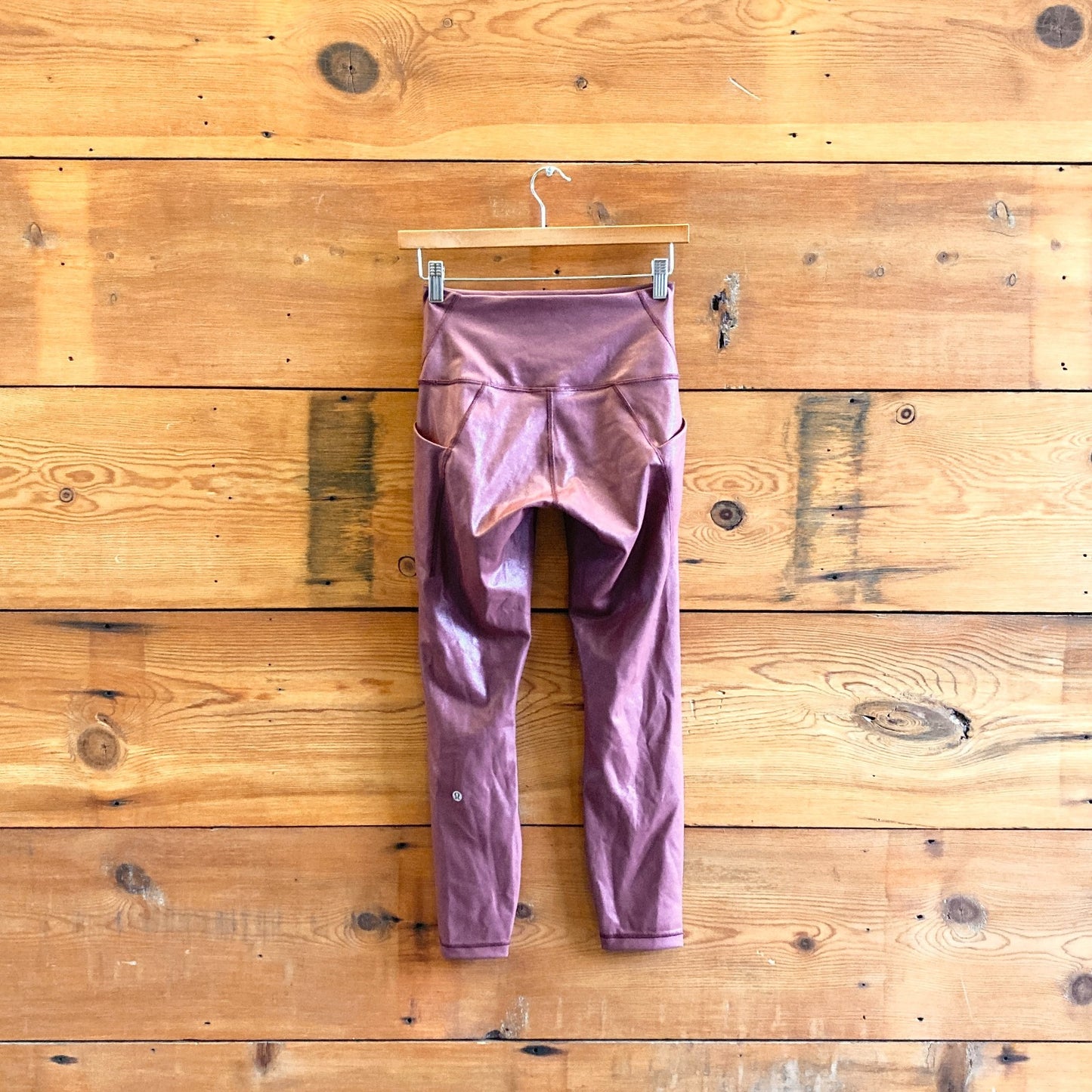 6 - Lululemon Merlot Foil NEW $138 Wunder Train HR Leggings Yoga Pants 1006ML