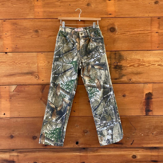 Jem! Los Angeles Camo Print High Waisted Reinforced Knee Pants - Size 4 - 0312IG