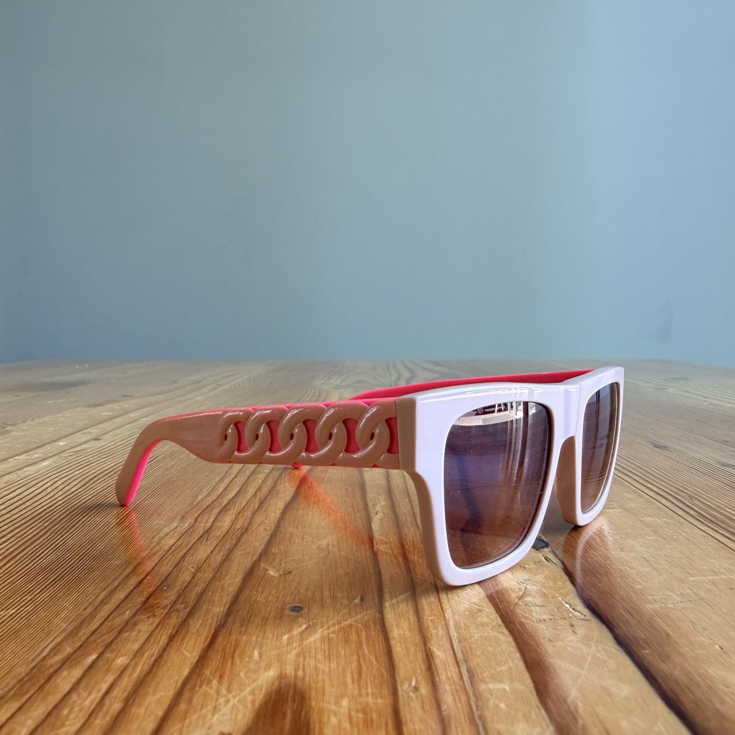 Stella McCartney Two Tone Chain SK0028S Sunglasses & Soft Case - KIDS - 0415AB
