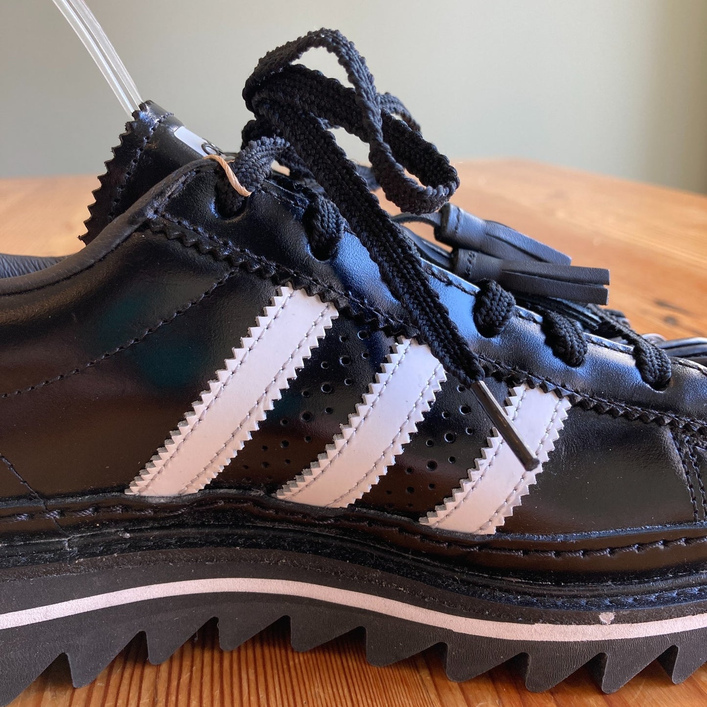 Adidas Black Dress Superstar CLOT by Edison Chen NEW Shoes - Size 7 - 1105HT