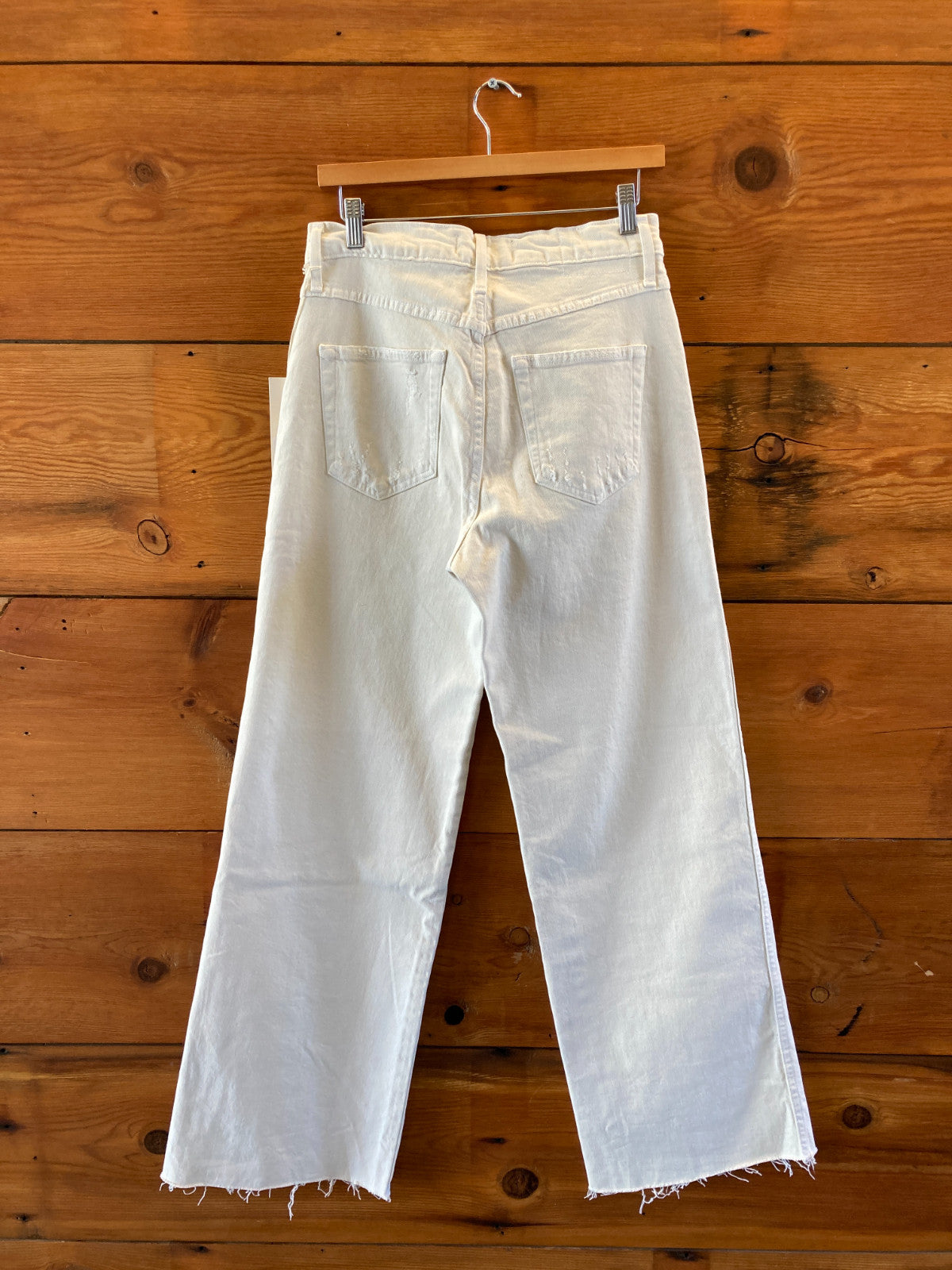 Amo $288 White Oak Wide Leg Frida High Rise Jeans - Size 28 - NEW - 4427SC