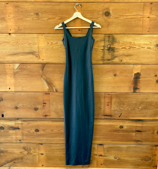 Skims Onyx Black Sleeveless Long Slip Sleeveless Dress - Size S - 0415AB