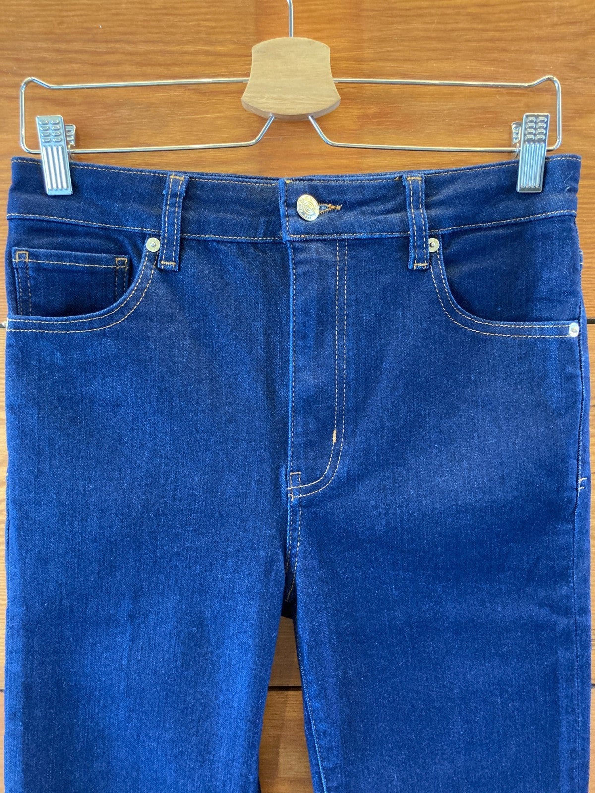 Frame Dark High Rise Boots Cut The Reboot Crop Jeans - Size 28 - NEW - 4427SC