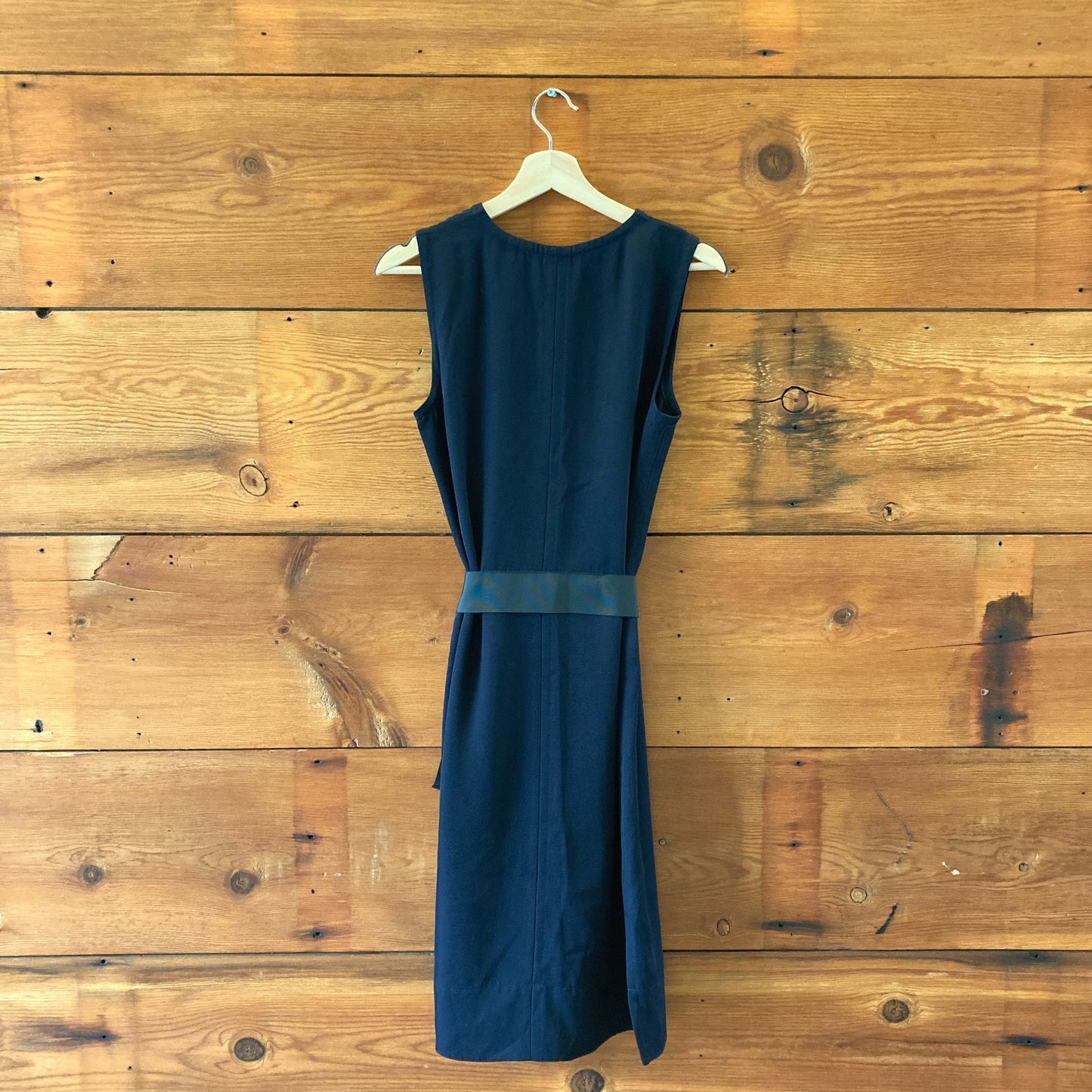 Theory Deep Navy $355 Sleeveless Caitriona Dress Size 6 - NEW - 0508GA