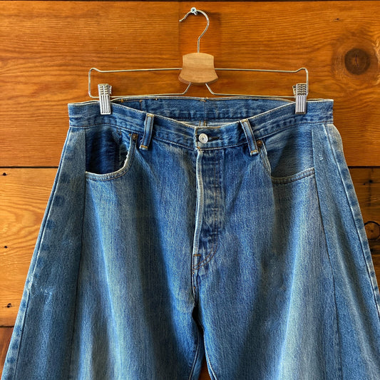 Levi's X B Sides Barrel Leg Pieced Together Reworked Jeans - Size 28 - 0204MP