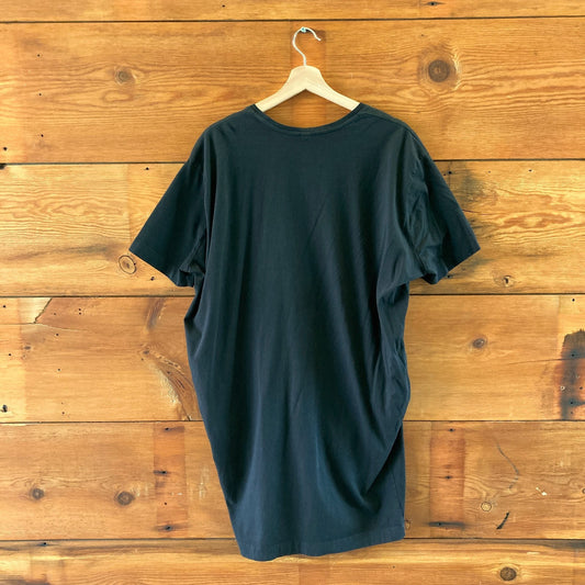 KowTow Black w/ White Dots Short Sleeve T-Shirt Tunic Dress - Size L - 1019HV