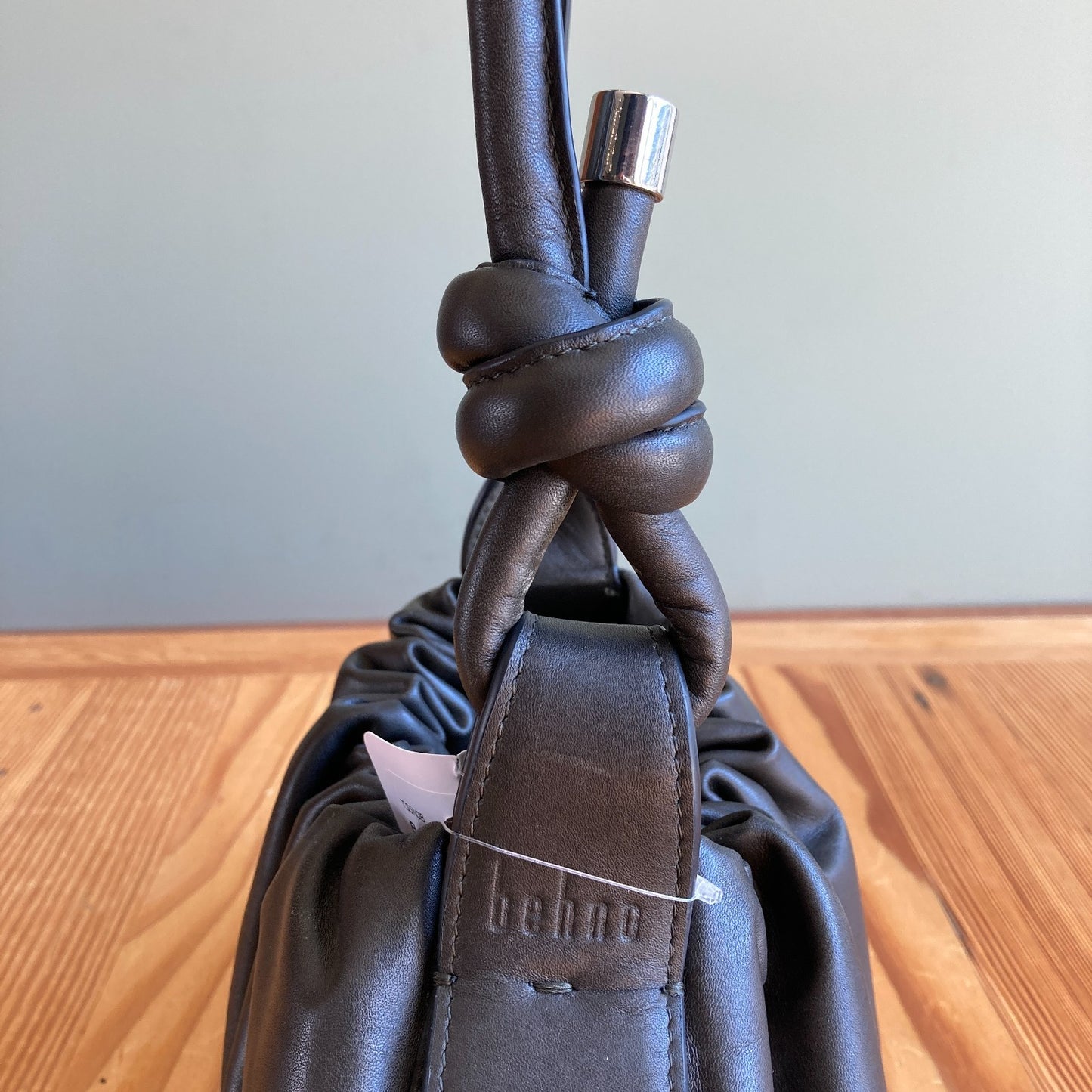 Behno Dark Brown Leather TINA BAGUETTE Shoulder Bag Purse - 0428KS