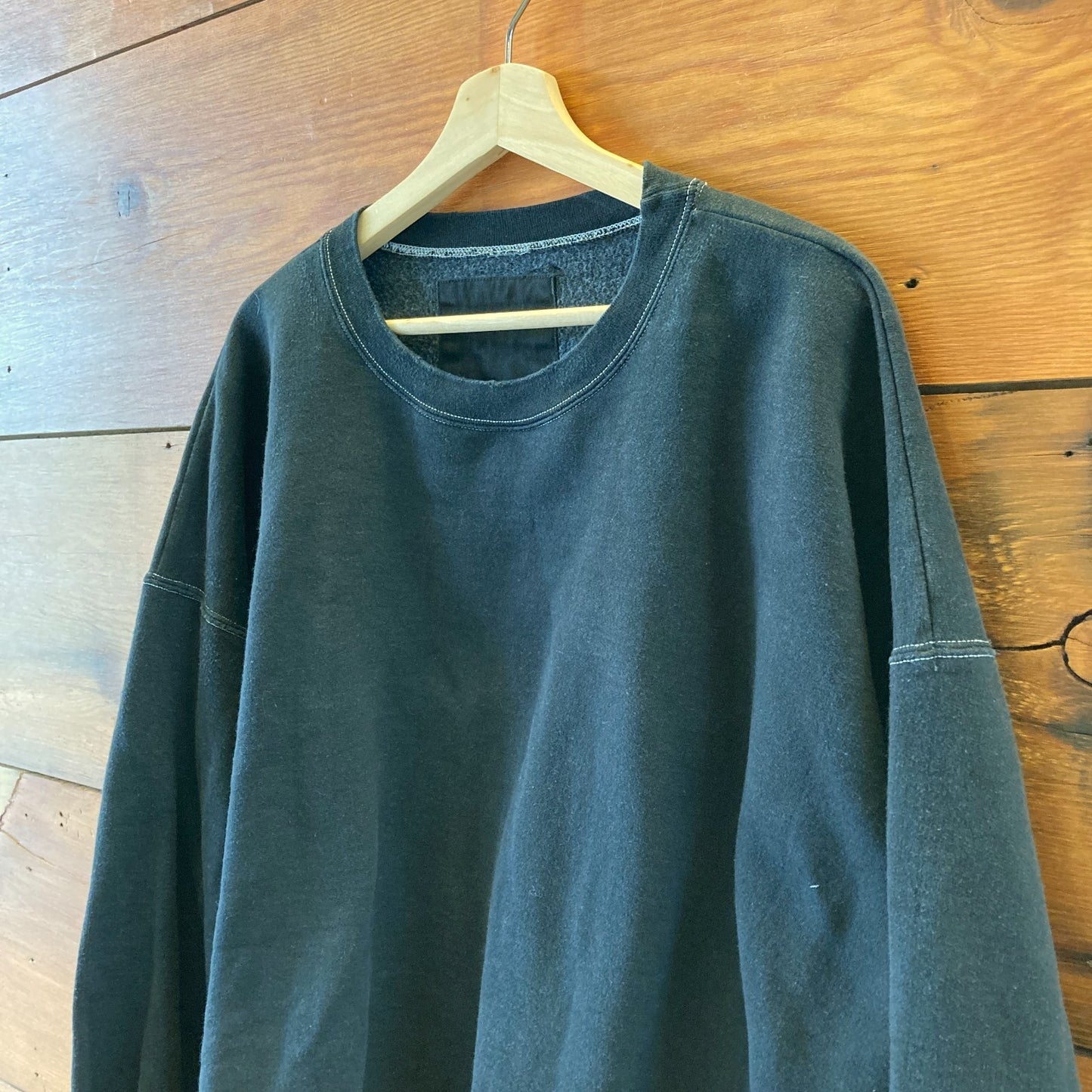 Rachel Comey Black Distressed Oversized Frond Sweatshirt - Size XS / S - 0204MP