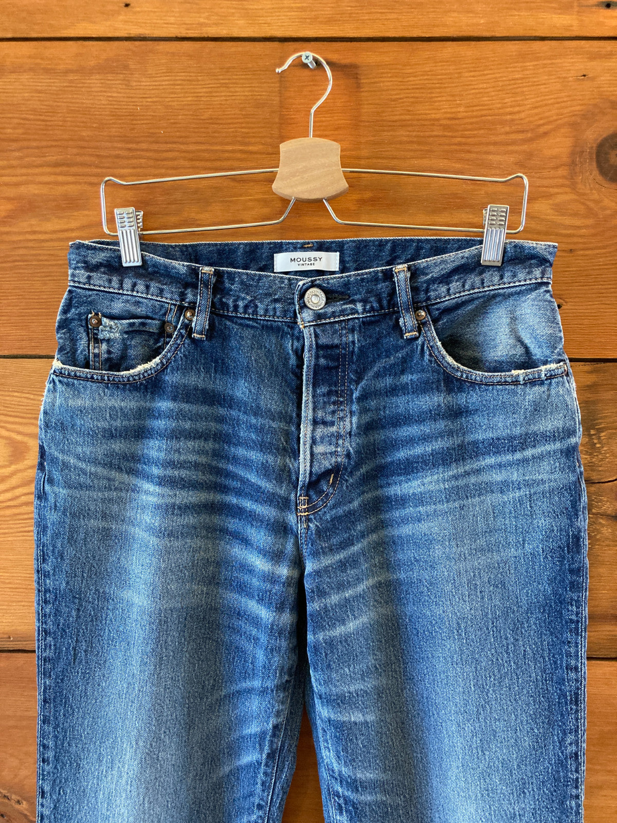 Moussy Vintage Japan Made Straight Leg Saab Jeans - Size 28 - 4427SC