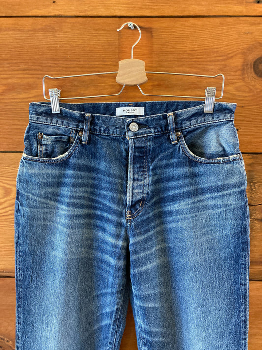 Moussy Vintage Japan Made Straight Leg Saab Jeans - Size 28 - 4427SC