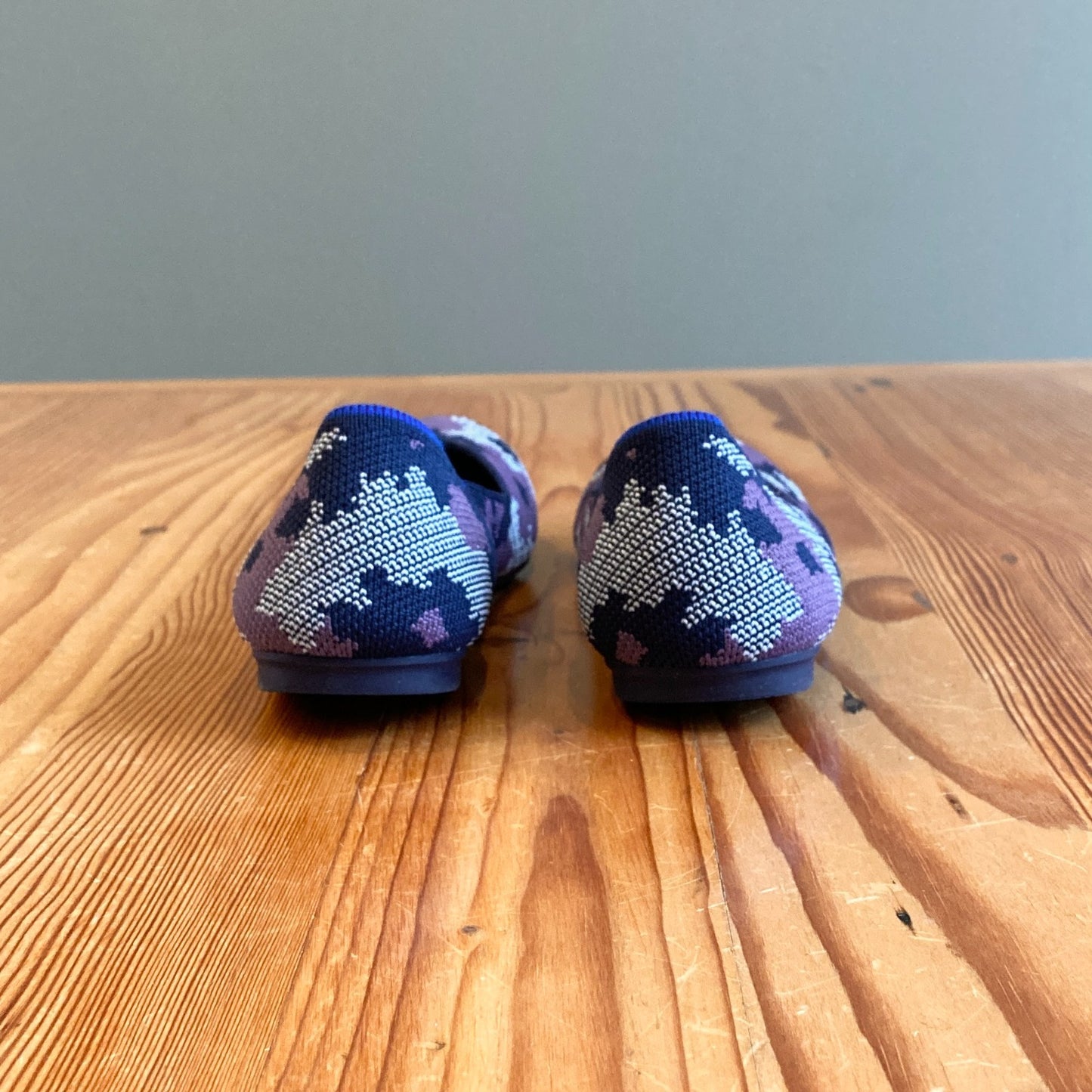 6 - Rothy's Violet Botanicamo Purple Camo The Flat Ballet Shoes 1107MJ