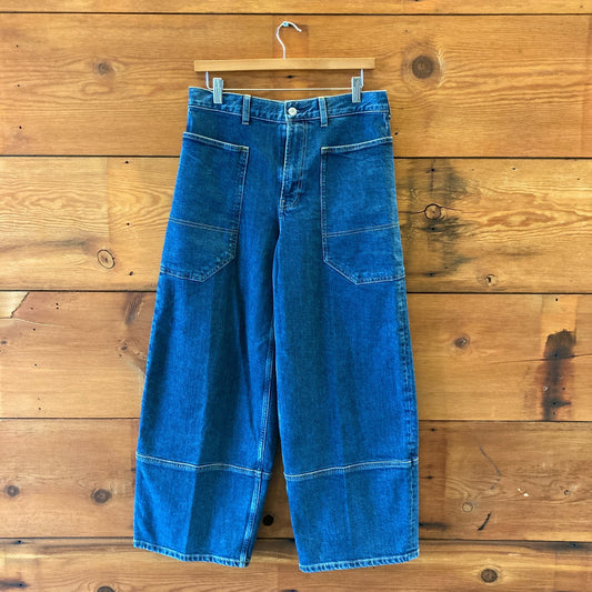 Everlane Indigo Blue Way-High Gardener Cropped Jeans - Size 29 - 1105AR