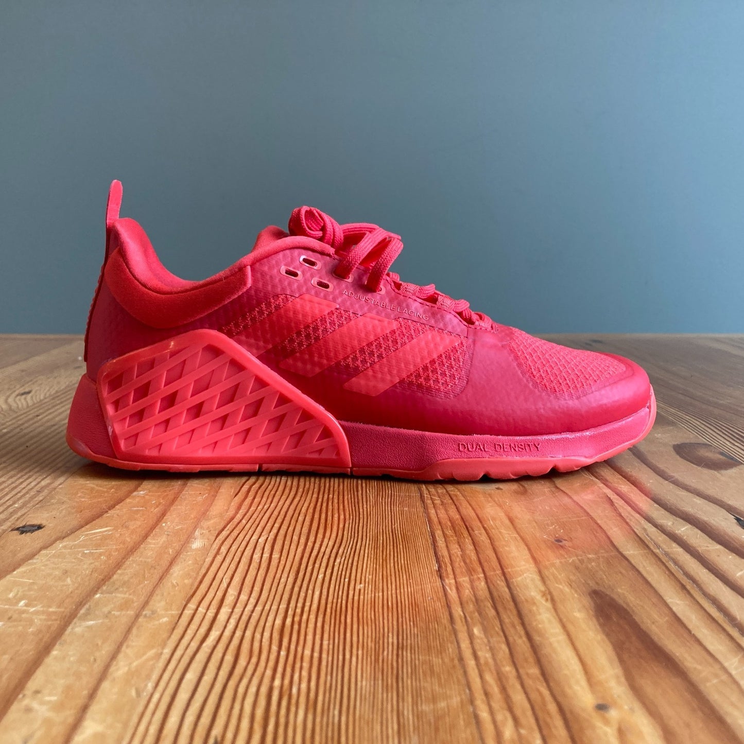 8.5 - Adidas Bright Red Dropset 2 Trainer Sneakers Shoes NEW 0425SV