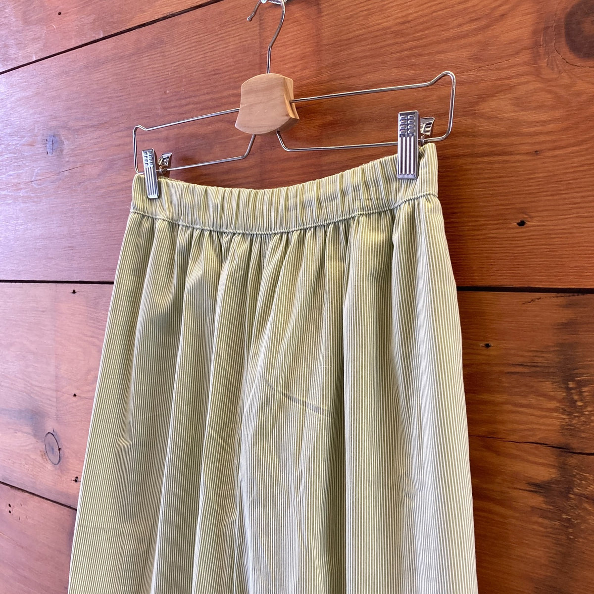 The Line by K $169 Green Striped Pull On Genie Pants - Size S - NEW - 0927EK