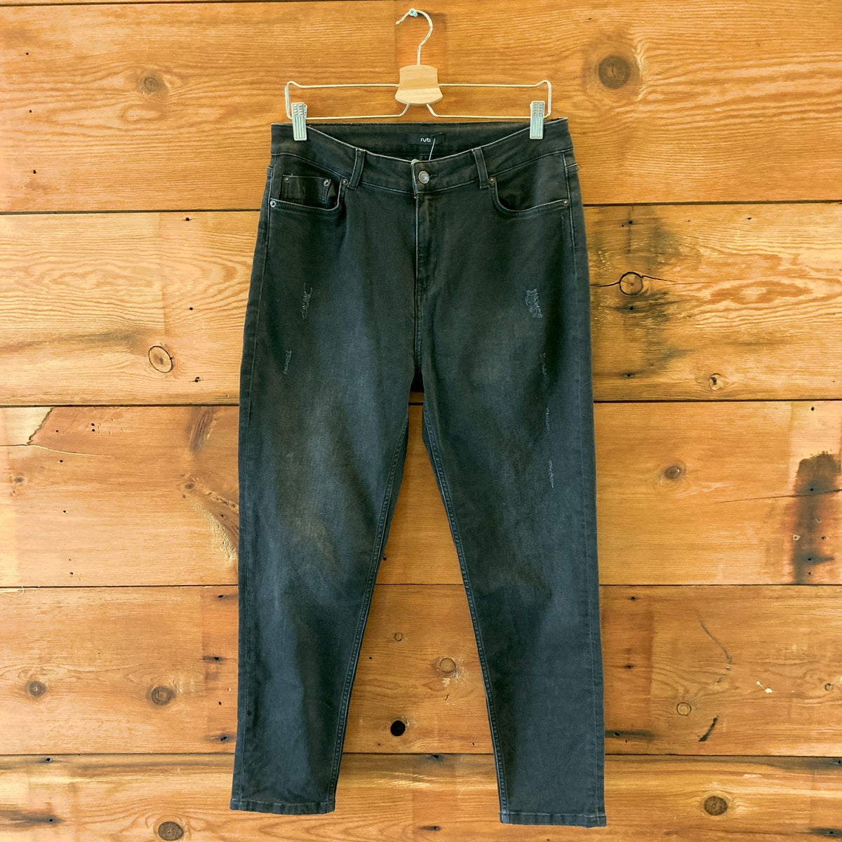 Ruti Black Iconic Stretch Denim Fitted Womens Jeans - Size 3 / 30 - 0815CJ