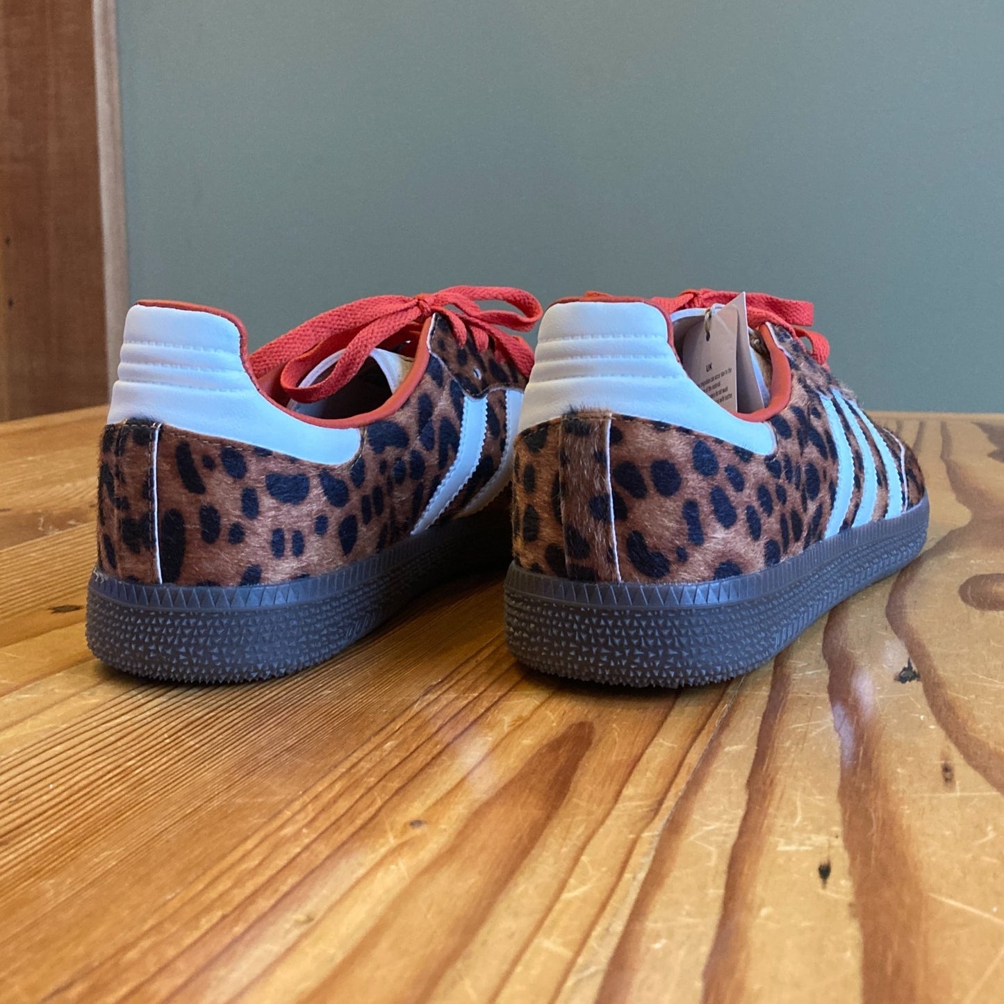 10.5-11 WMN / 9.5 M- Adidas Samba OG Cheetah Sneakers Shoes NEW w/ Box 0803NF
