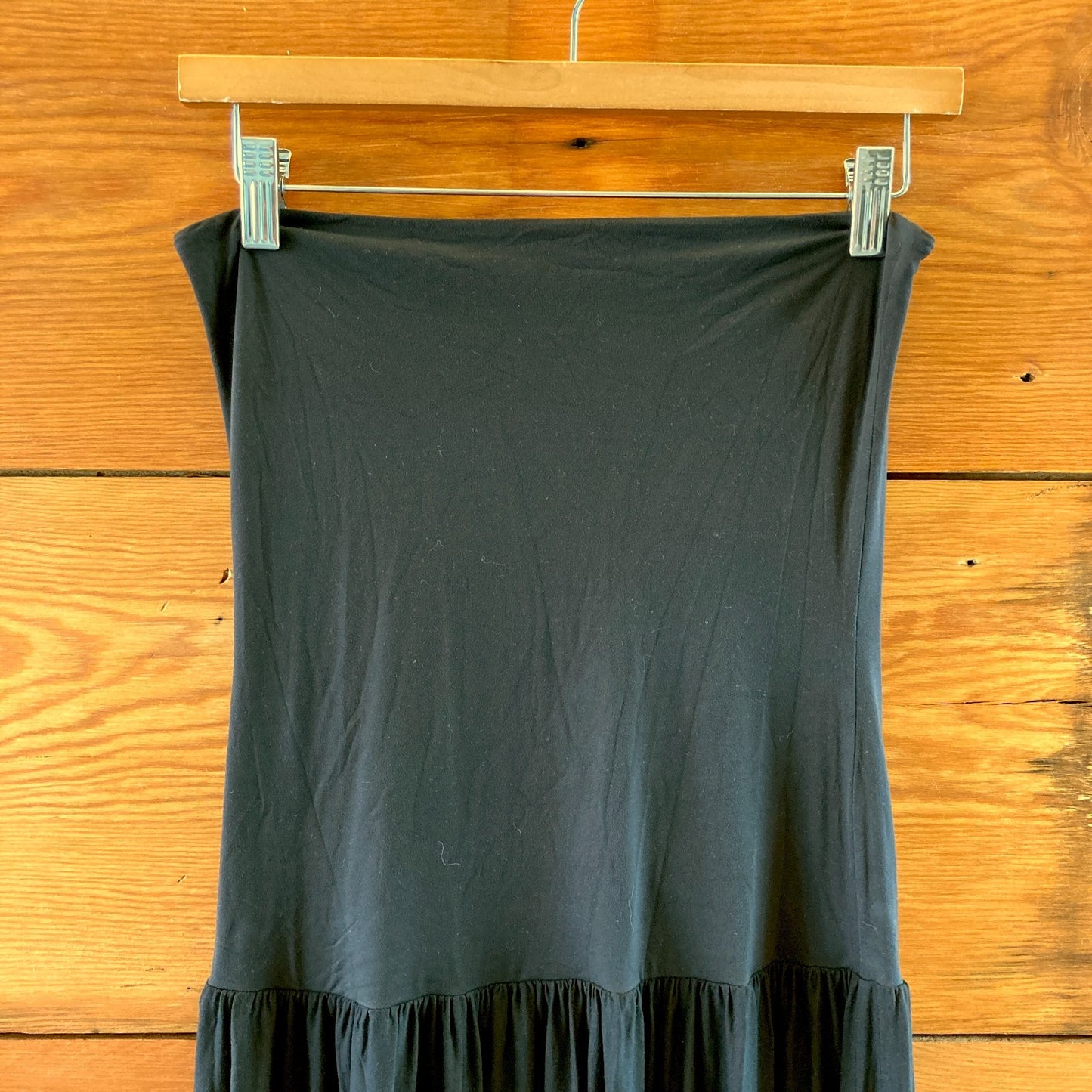 Lululemon Black 2-in-1 Maxi Dress Fold Waist Maxi Skirt - Size M - 1011SC