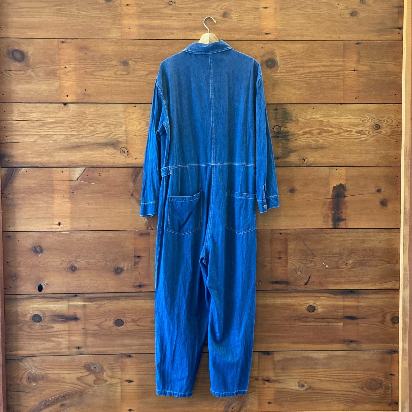 Mare Mare Anthropologie Denim Aya Coveralls Jumpsuit Outfit - Size L - 0530JF