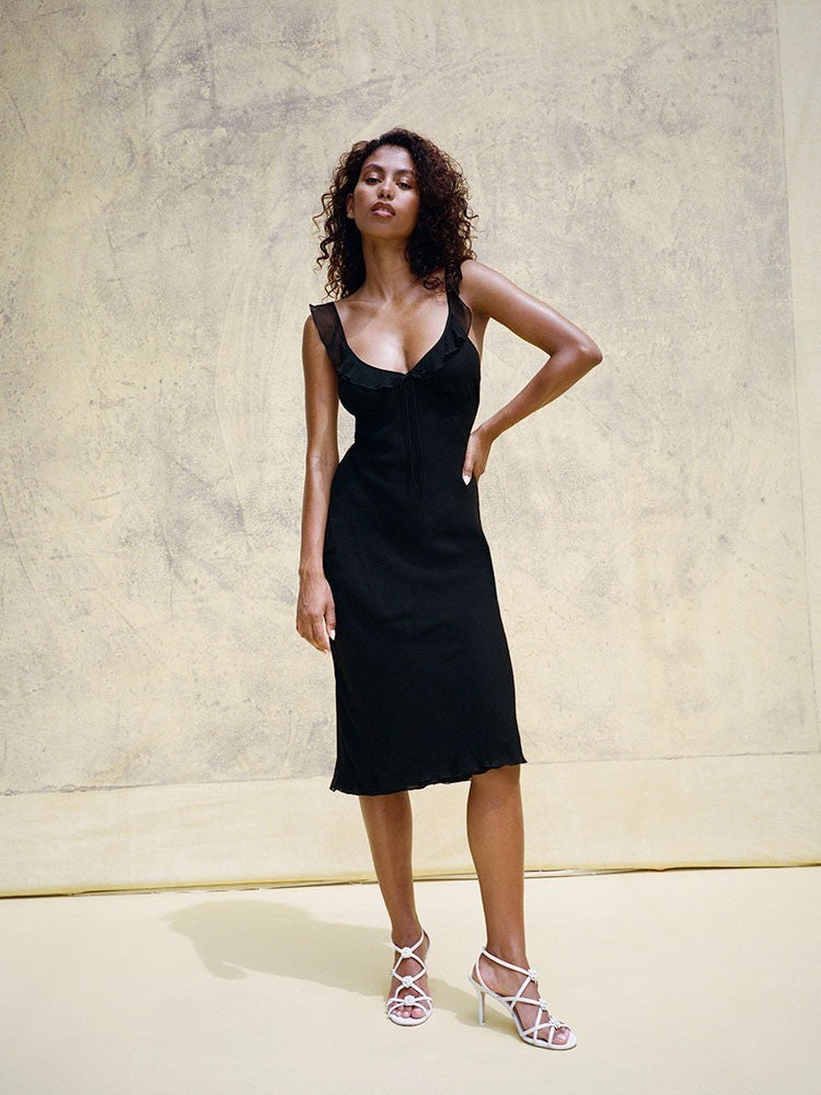 Realisation Par Black The Gemma NEW Black Dress - Size S - 0901SC