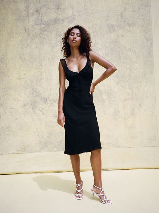 Realisation Par Black The Gemma NEW Black Dress - Size S - 0901SC