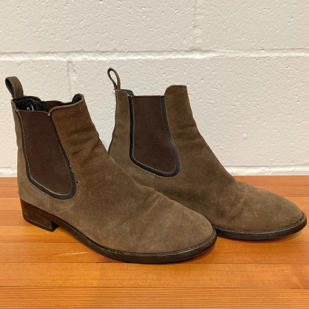 Thursday Boot Co. Brown Suede Leather Chelsea Ankle Boots - Size 9.5 - 1103ES