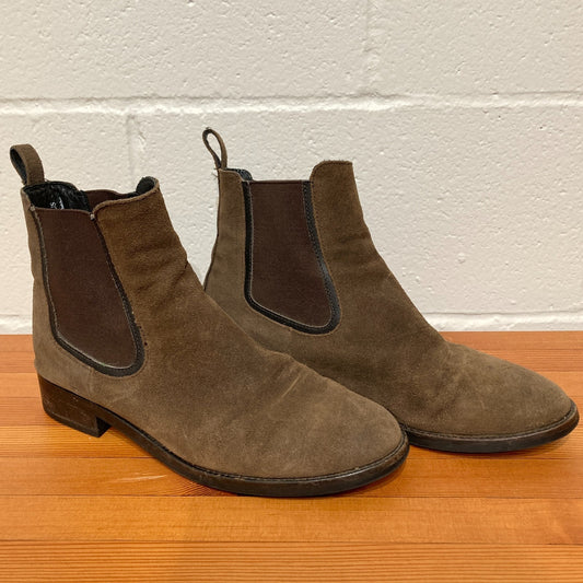 Thursday Boot Co. Brown Suede Leather Chelsea Ankle Boots - Size 9.5 - 1103ES