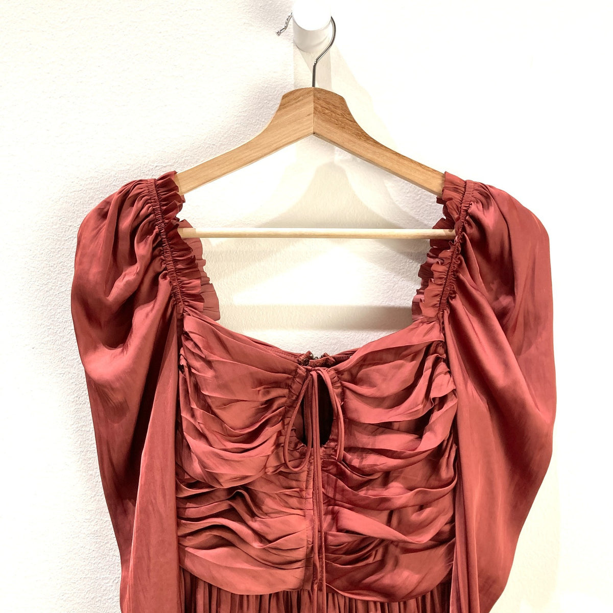 Ulla Johnson $395 Desert Rose Ruched Mirelle Blouse Top - Size 2 - NEW - 0703SC