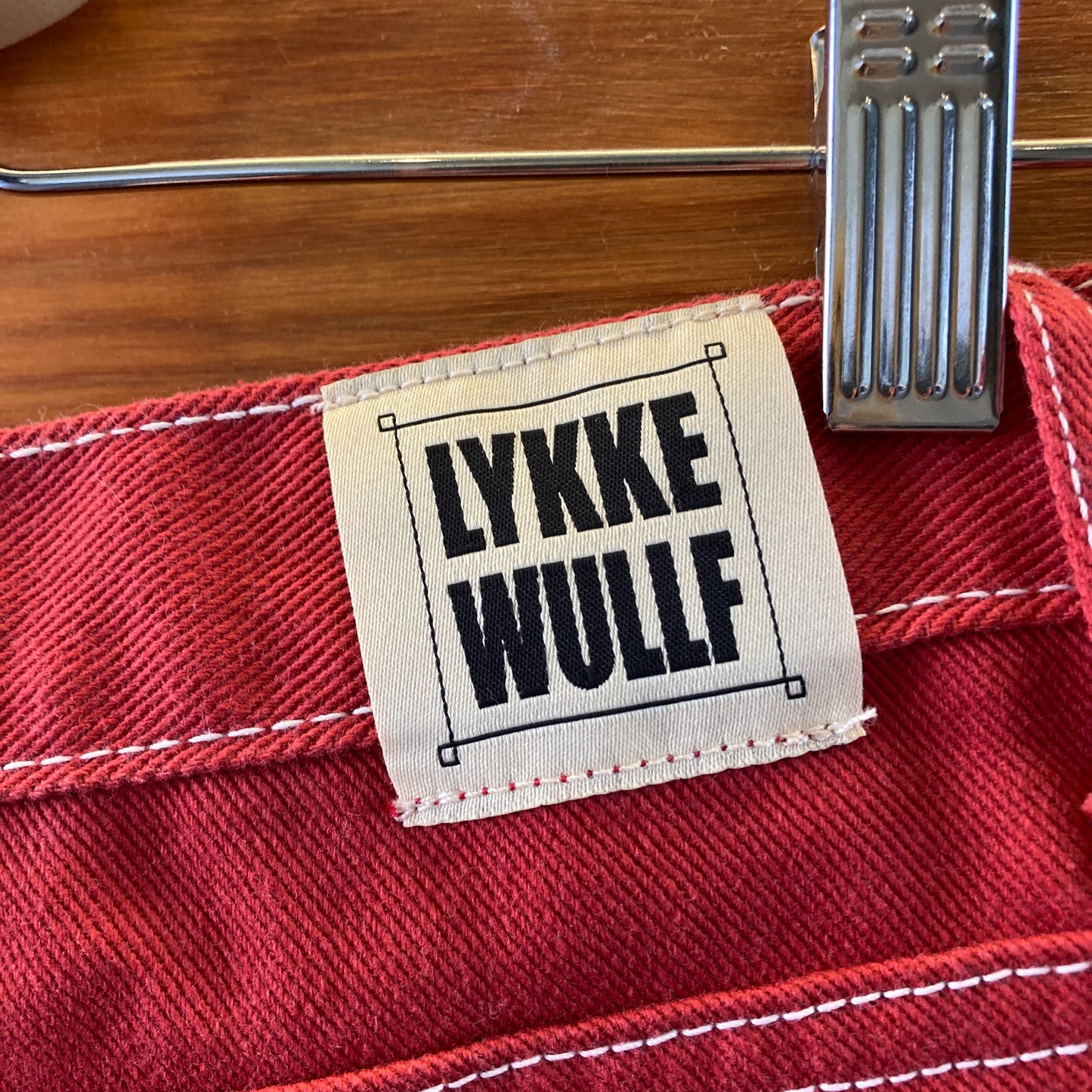 Lykke Wullf Red Freya High Rise Cowgirl Jeans - Size 4 - 0312IG