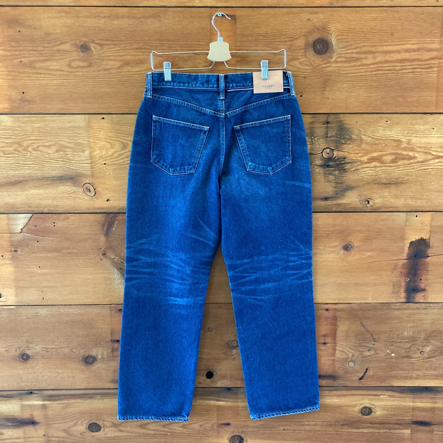 Moussy Vintage Dark Blue NEW $370 Bardin Straight Jeans - Size 29 - 4427SC