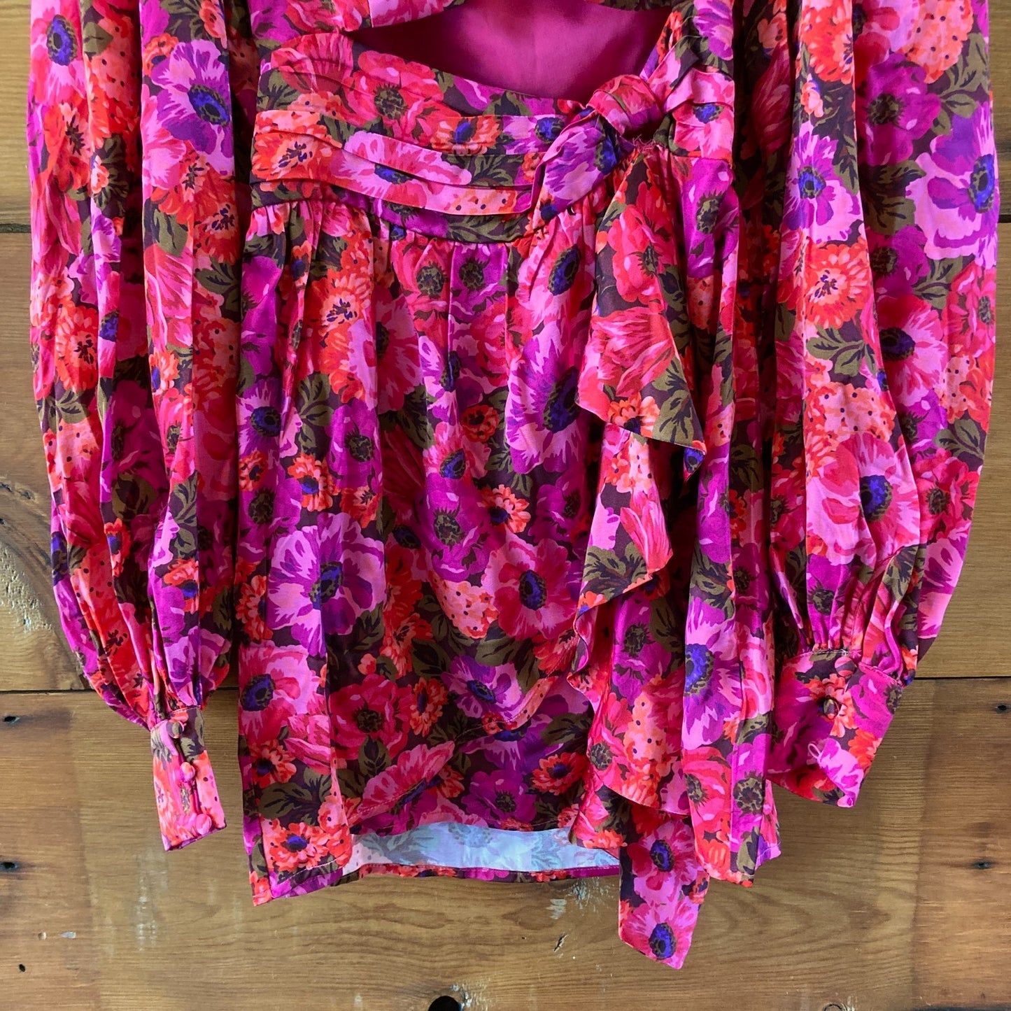For Love & Lemons Pink Floral Lauren Cut Out Dress - Size XS - NEW - 0515CJ