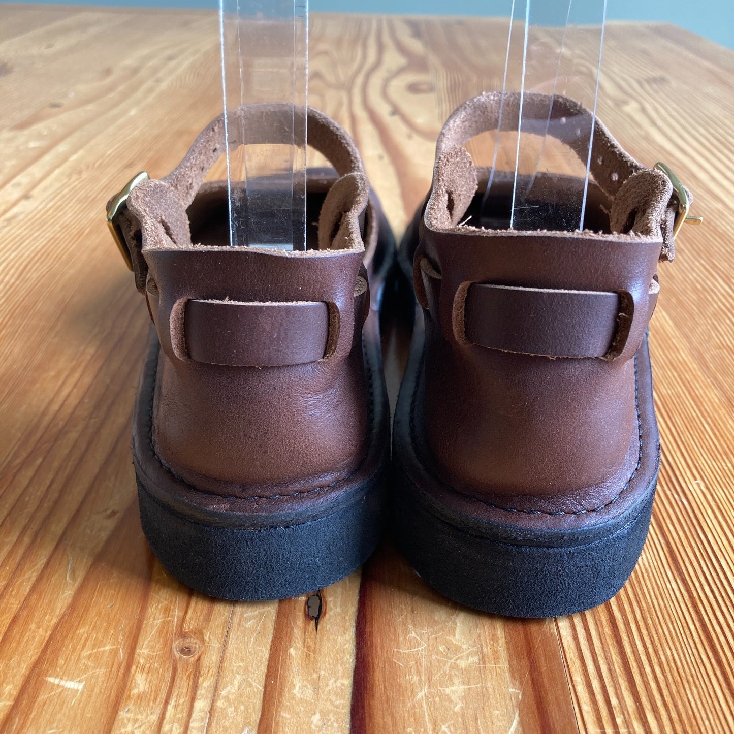 Aurora Brown NEW $172 Closed Toe Mary Jane Shoes w/ Box - 0718MS