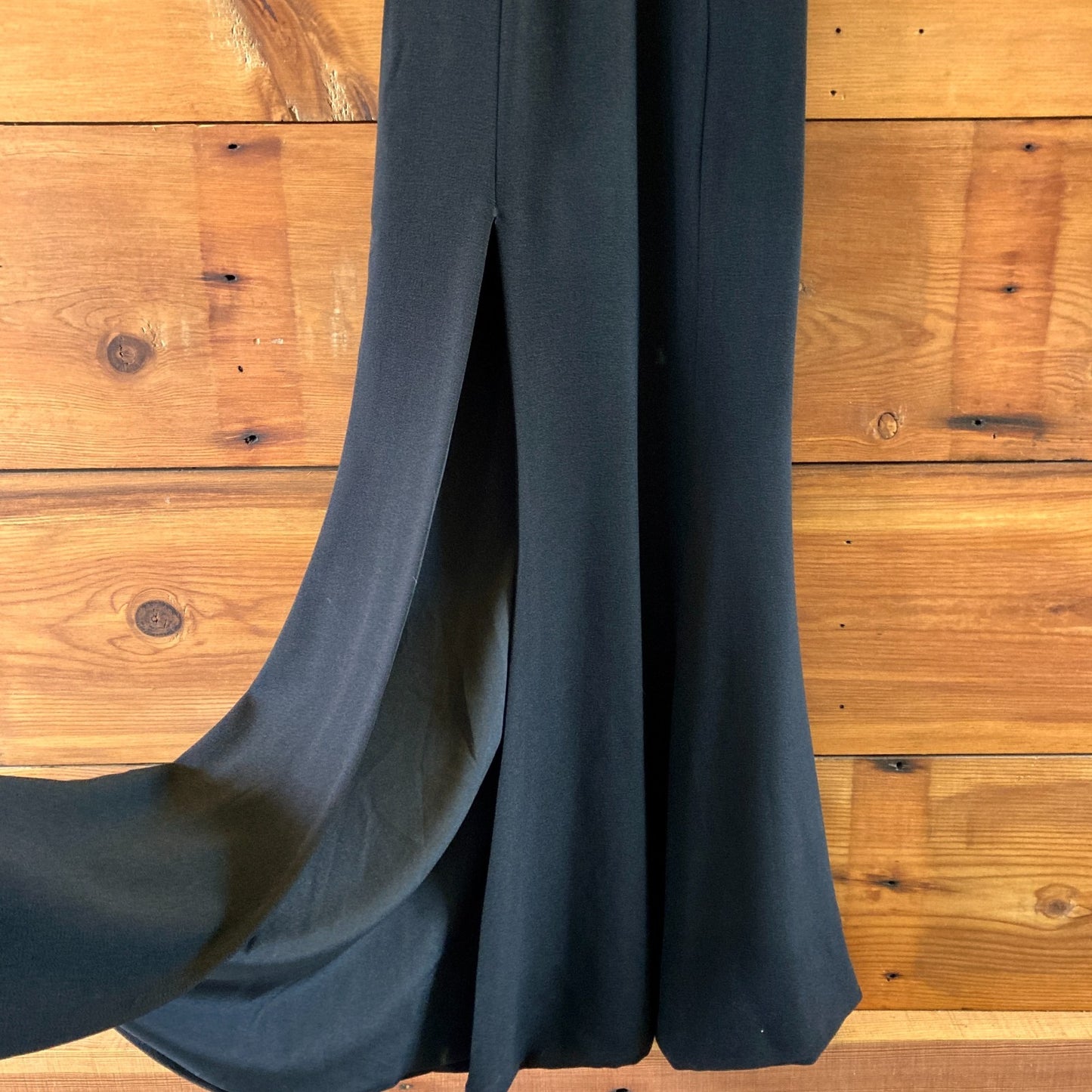 Dress the Population $198 Black Sandra Side Slit Maxi Dress - Size XXS - 0903BN