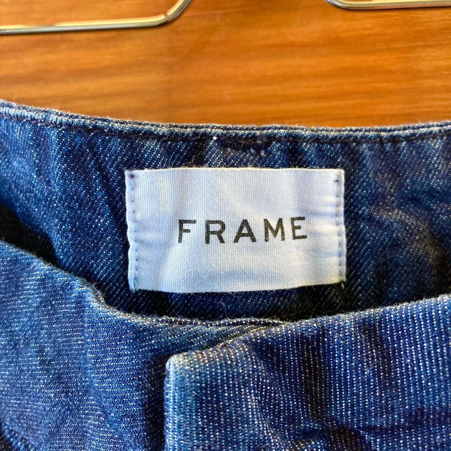 Frame Dark Wash Denim Relaxed Fit Cargo Jeans - Size 33 - 0710MG