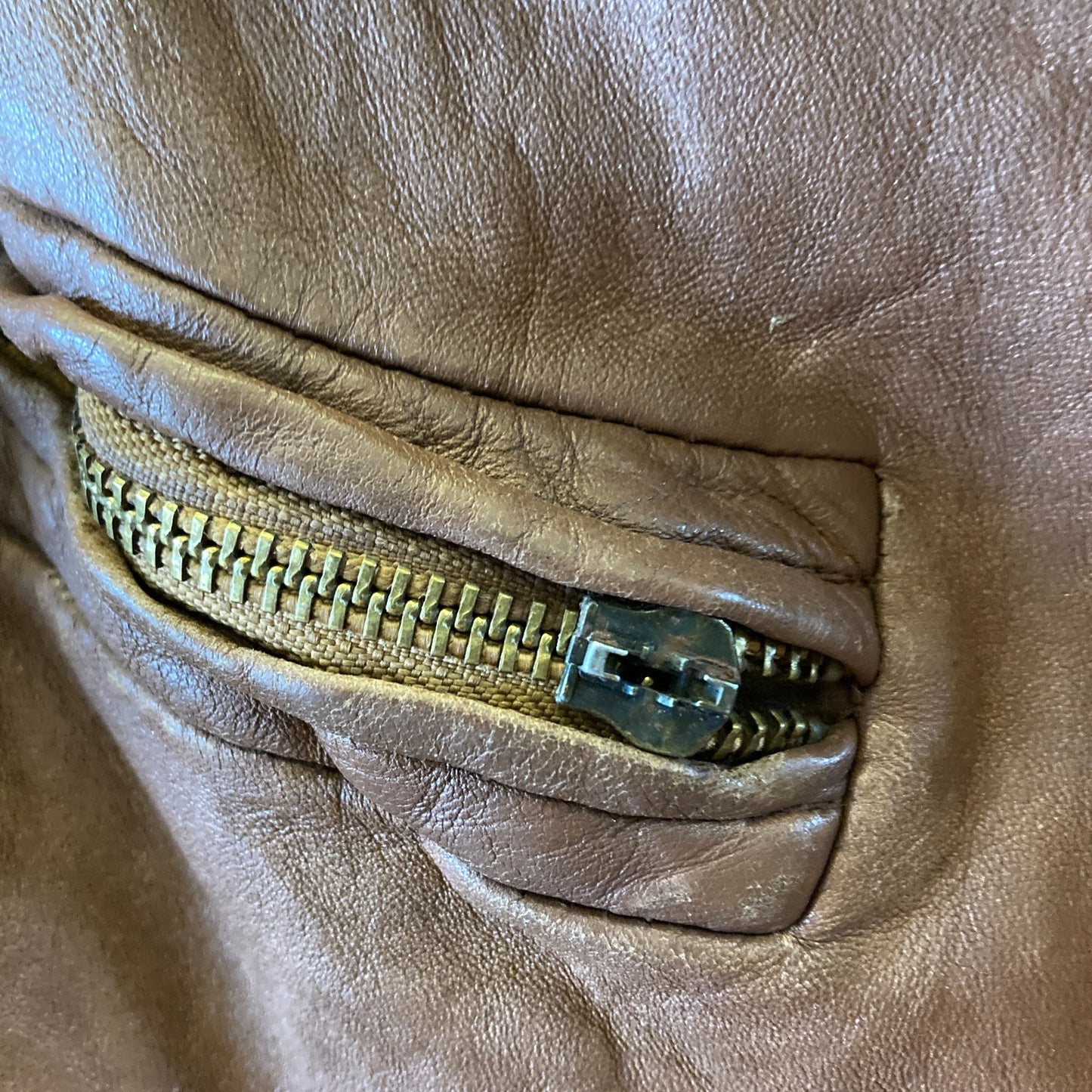 S - Doma Mocha Brown Soft Leather Moto Asymmetrical Zip Jacket 1022SW